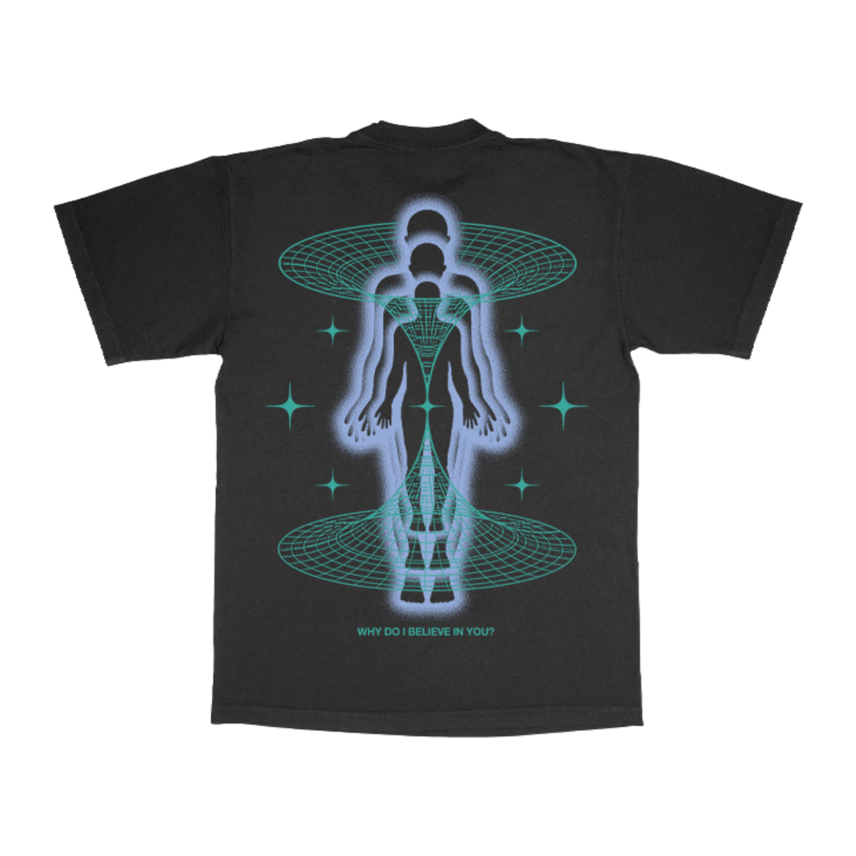 ENFOLD DECORATIVE WAVE T－SHIRT BLACK Enfold / 2024Ss Decorative Wave T-Shirt Patch Slit Cut And