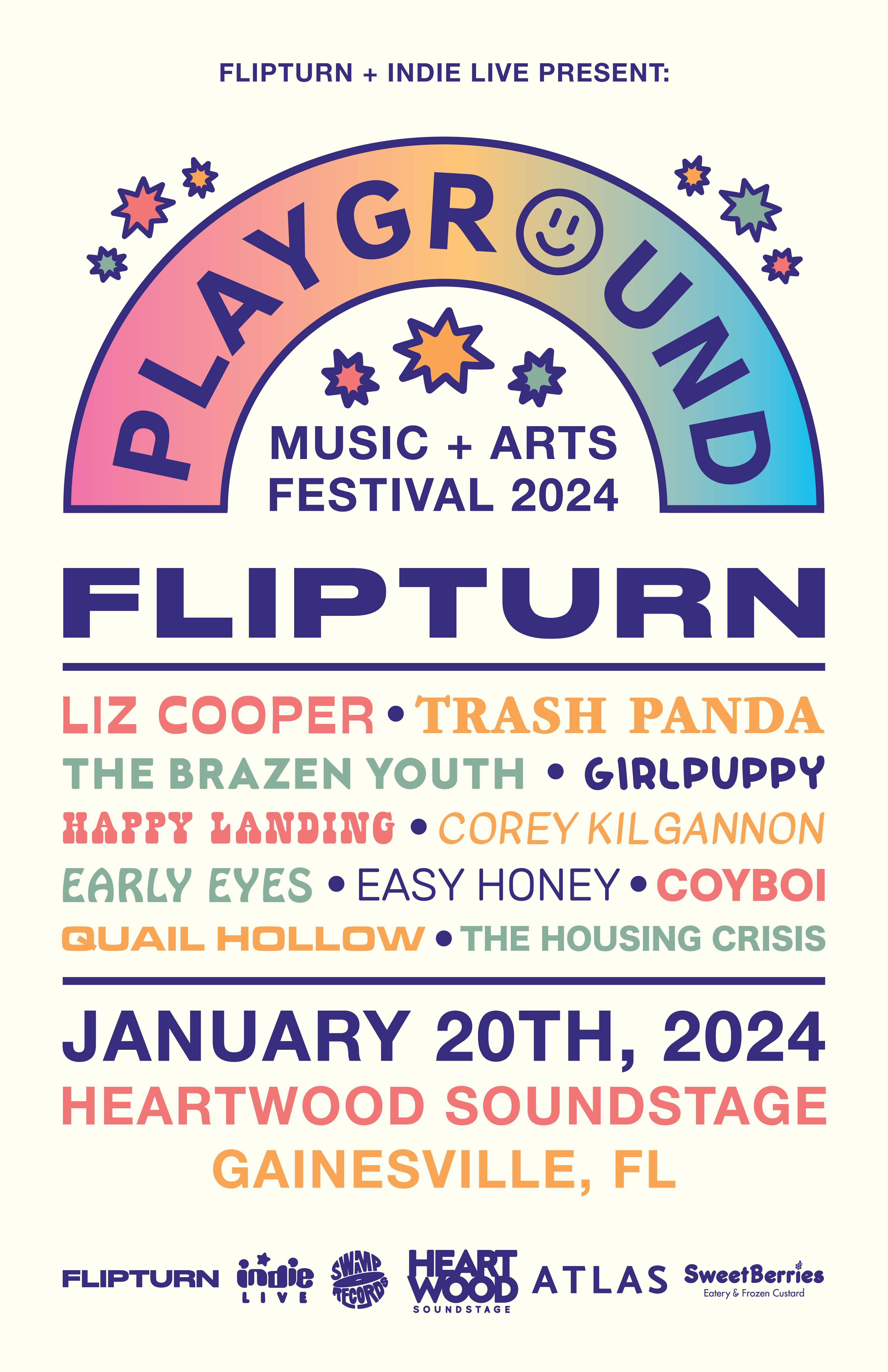Playground Festival 2024 Poster