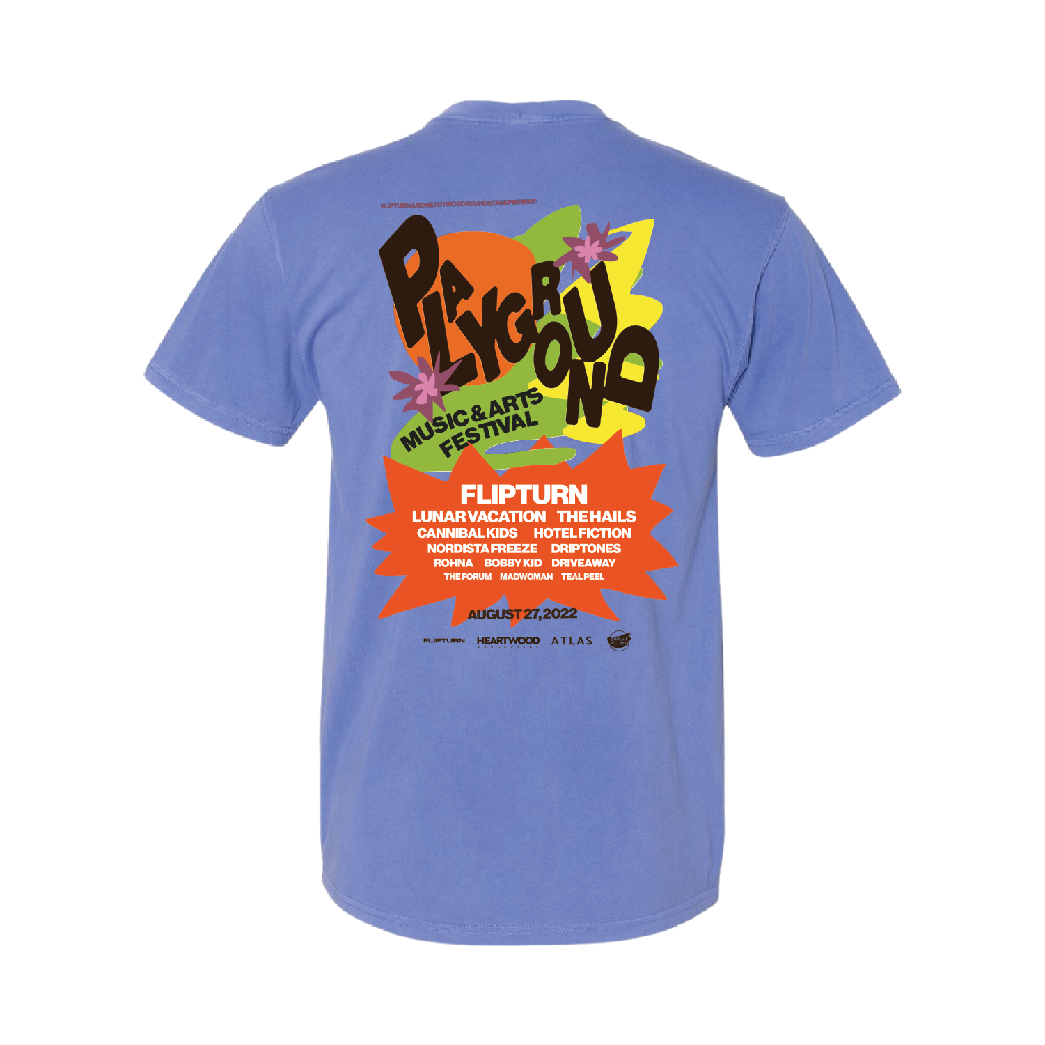 Playground Fest T-Shirt & Koozie Bundle