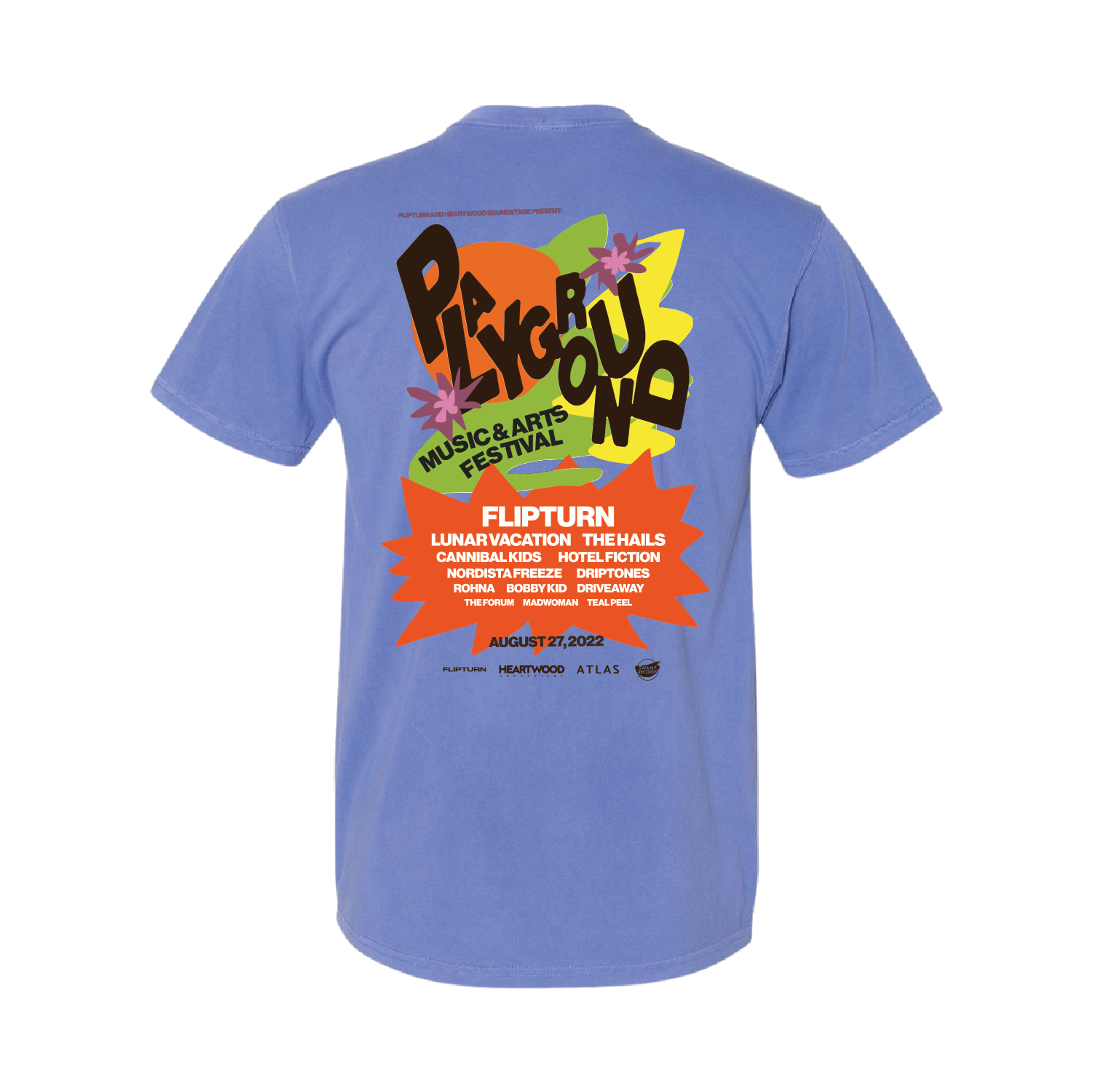 Playground Fest T-Shirt & Koozie Bundle – flipturn Playground Fest T-Shirt & Koozie Bundle – flipturn